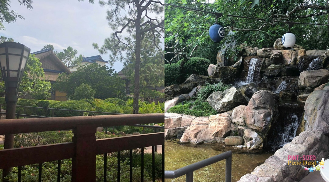 Quiet places to rest at Epcot at Walt Disney World 