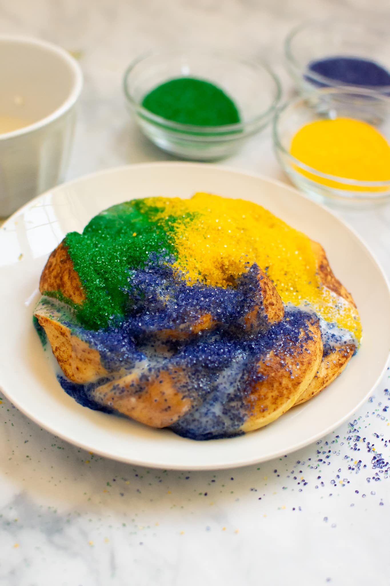 Easy DIY Mini King cake