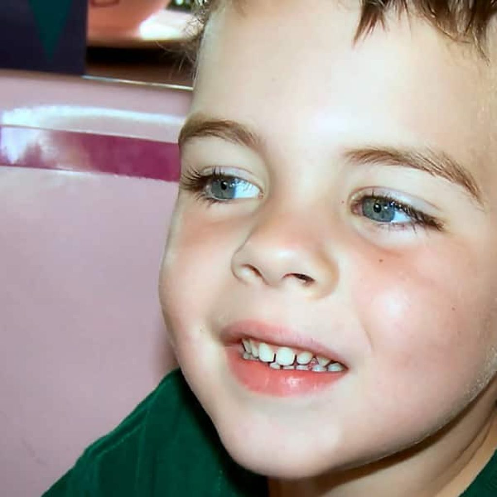 Young Child at Walt Disney World on the Teacups