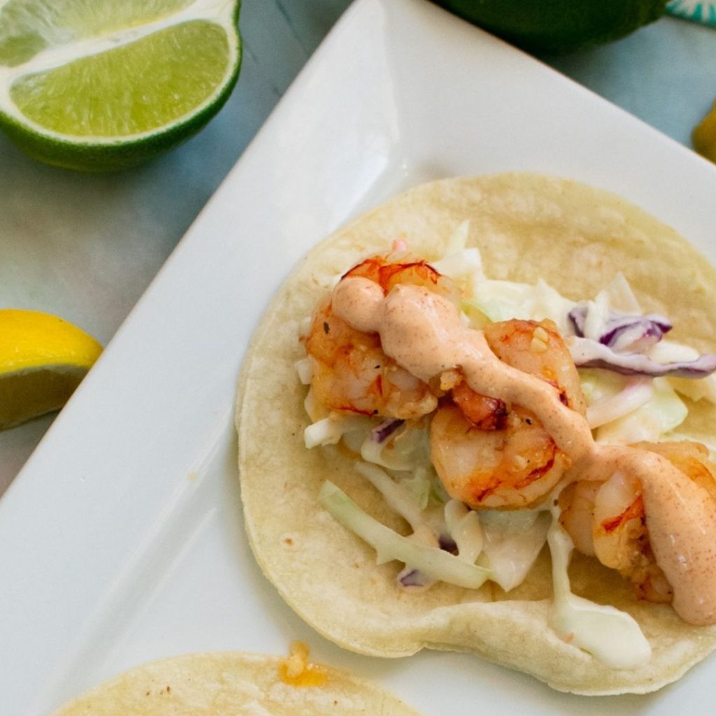 Easy Quick Shrimp Tacos