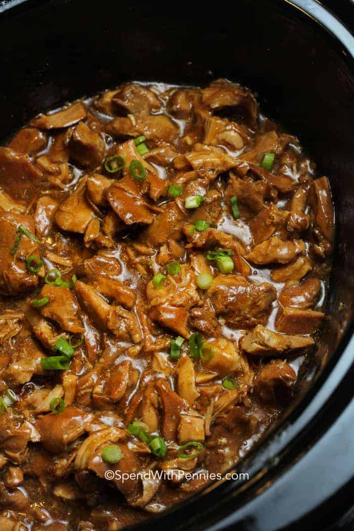 Crock Pot Bourbon Chicken Spend With Pennies