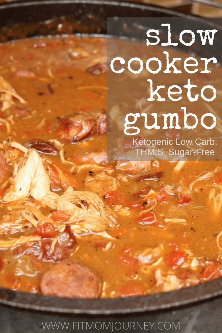 Slow Cooker Keto Gumbo min