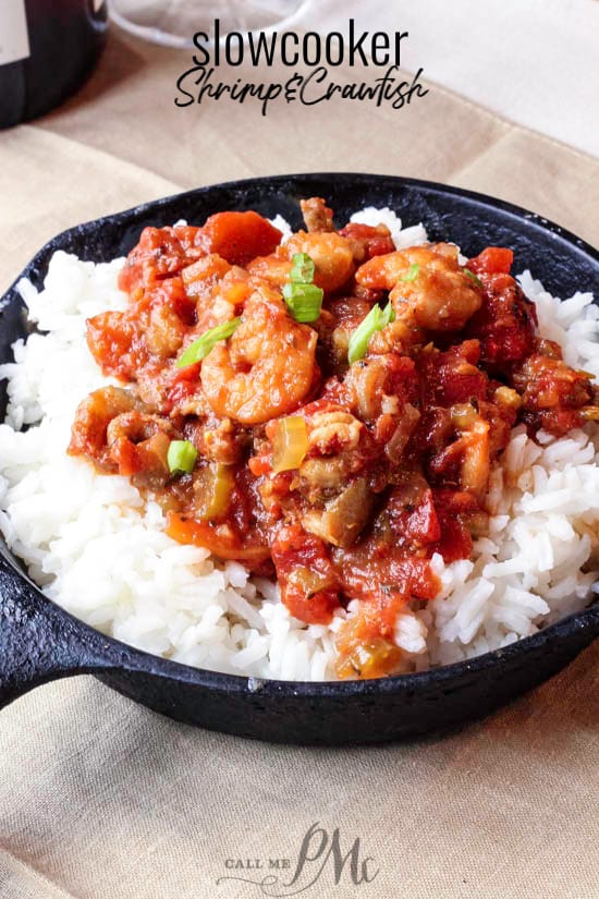 Slowcooker shrimp crawfish