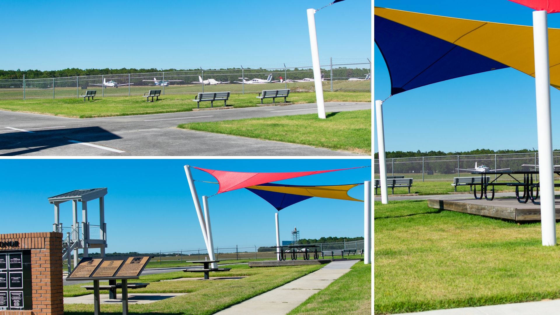 Have a picnic lunch while watching the planes at Aviation Discovery Park in Pensacola Florida