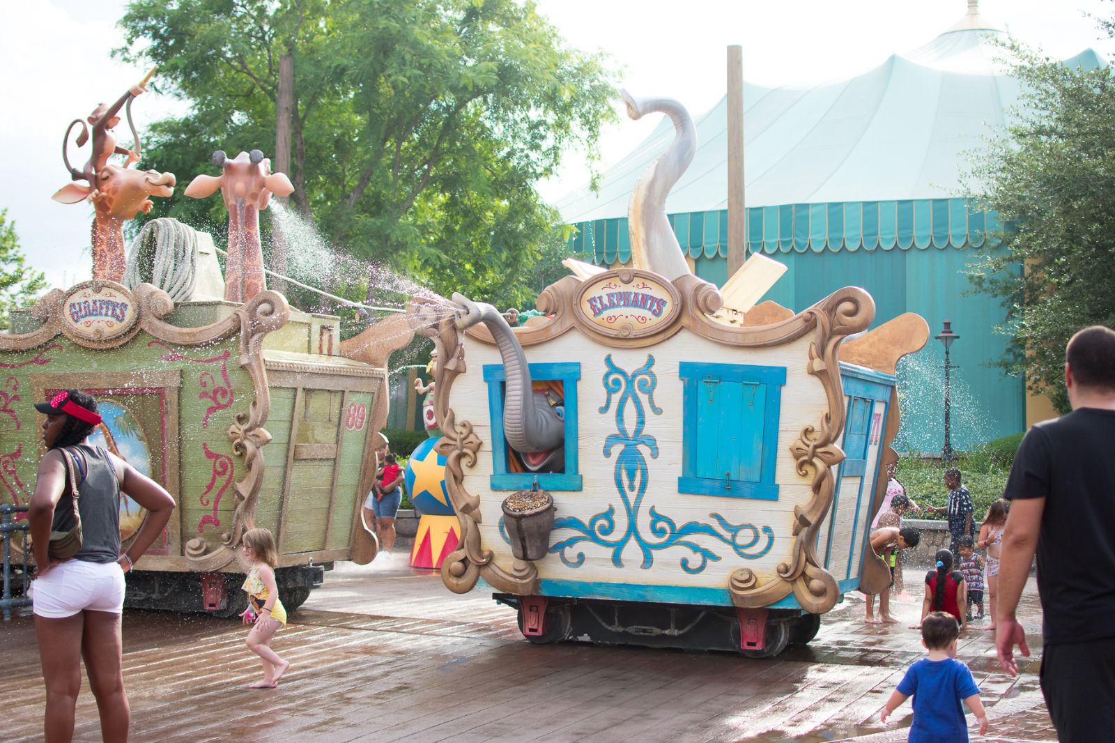 Casey Jr. Splash Area in Storybook Circus at Magic Kingdom