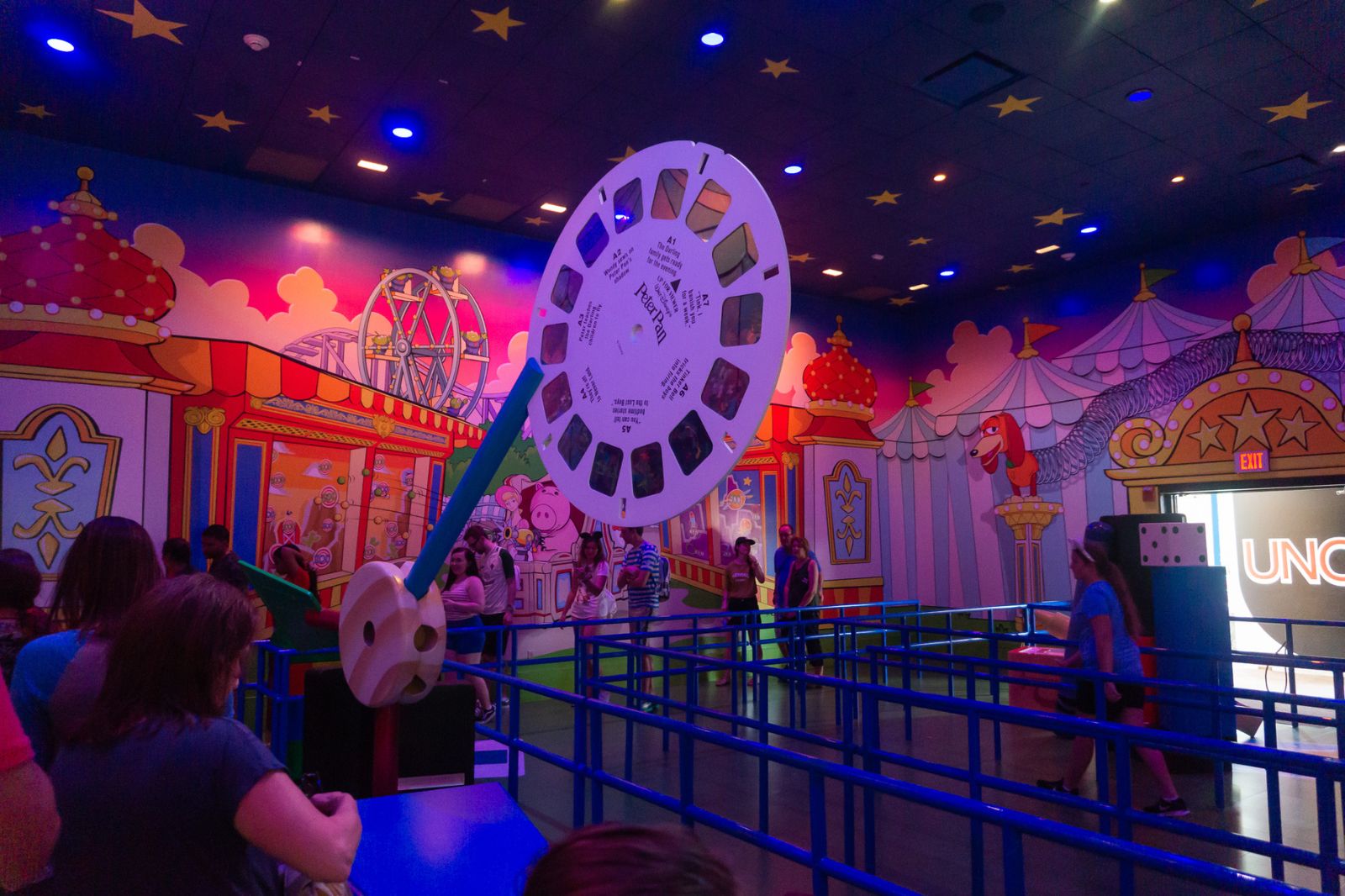 Cool down with an indoor attraction like Toy Story Mania