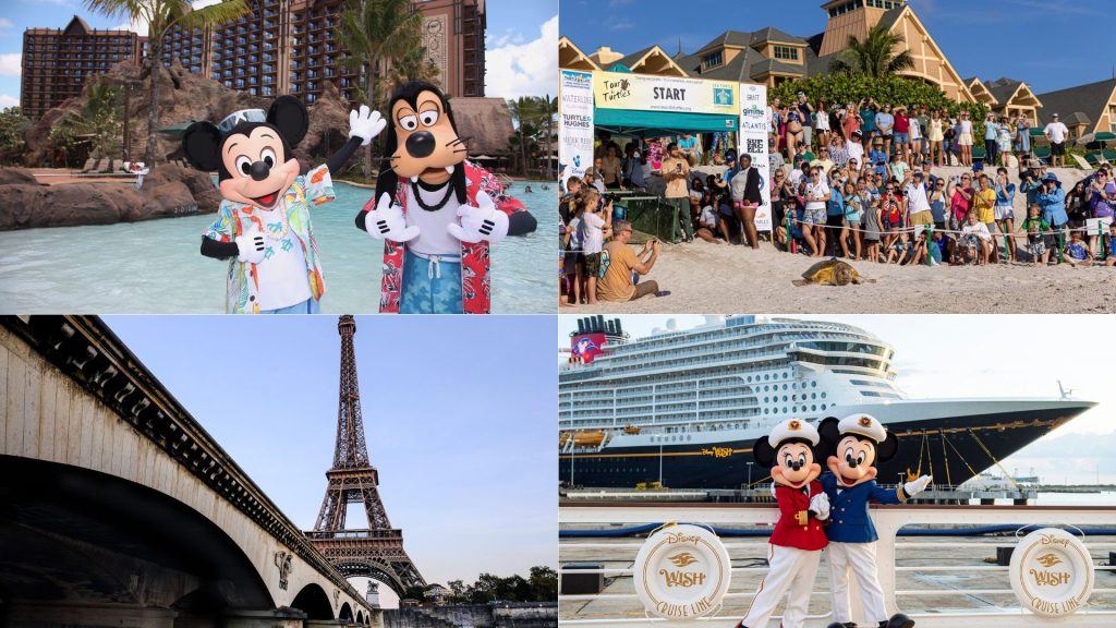 Four Disney Vacations that aren't to Walt Disney World