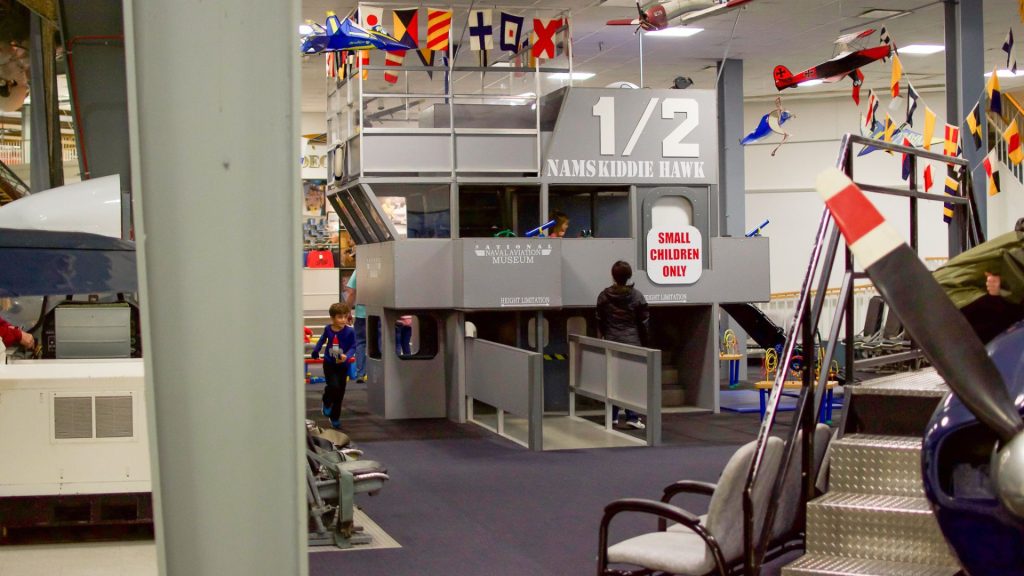 Playground inside the National Aviation Museum Pensacola Florida