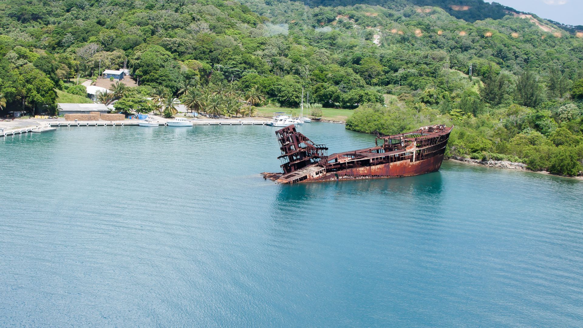 Shipwreck in Honduras