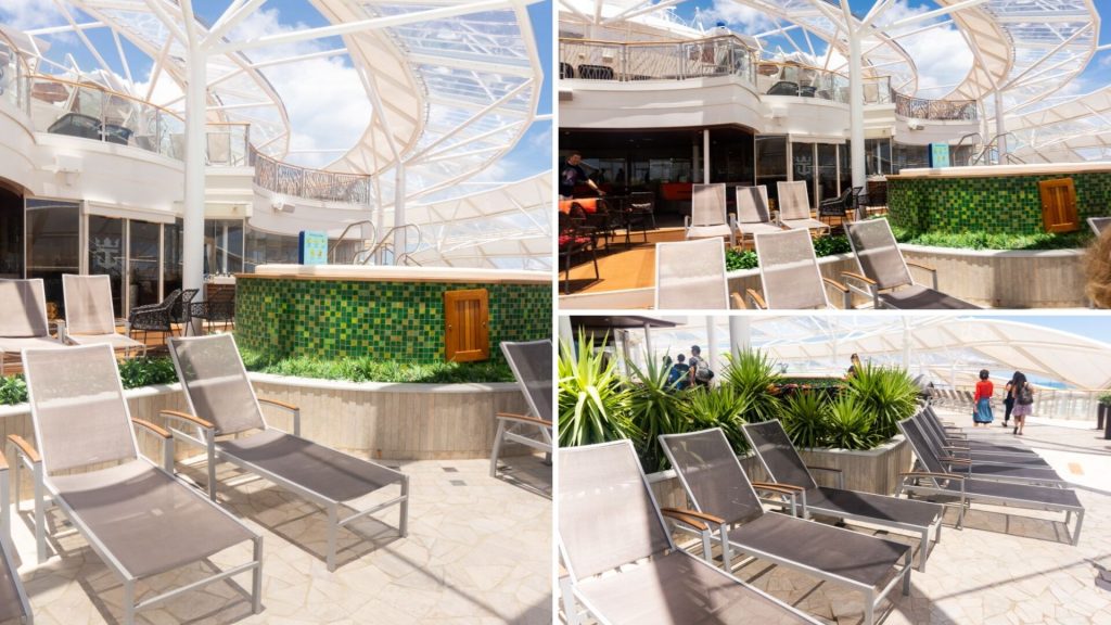 Adults only area onboard the Harmony of the Seas 