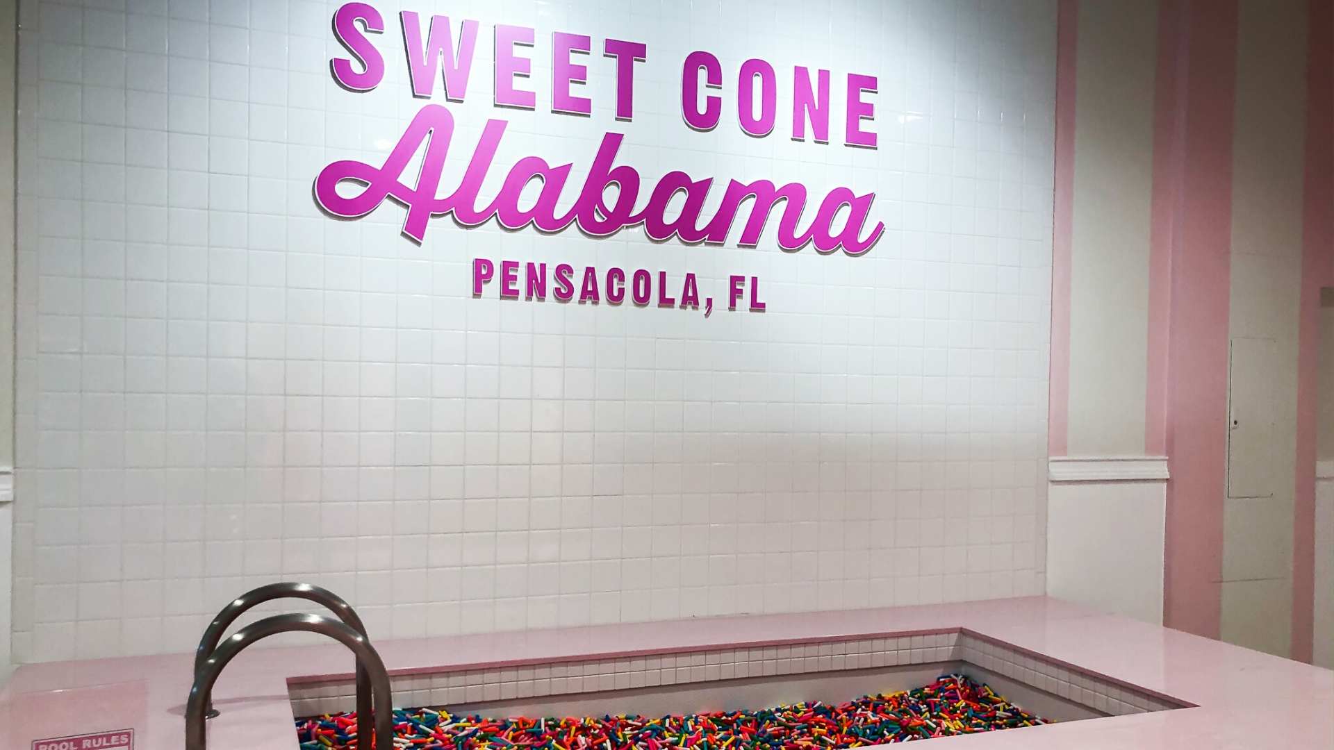 Sprinkle Pool at Sweet Cone Alabama in Pensacola Florida