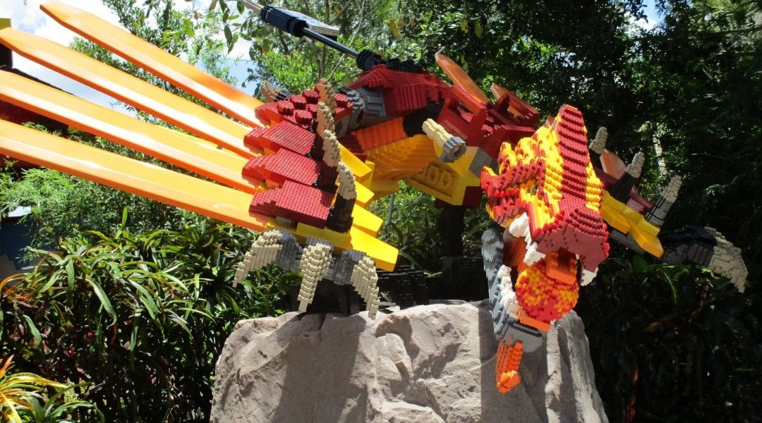 dragon at Legoland Florida