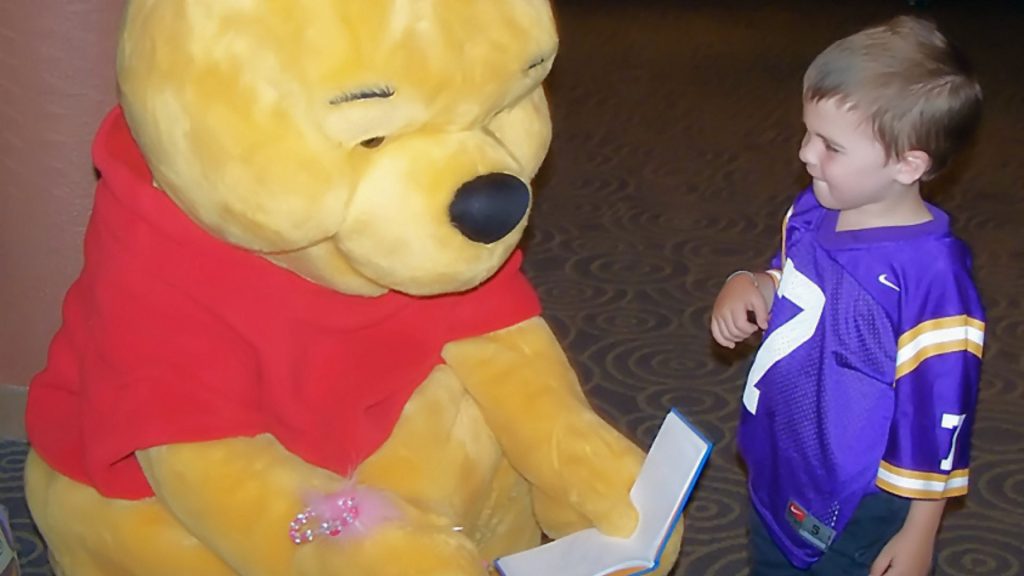 Meeting Winnie the Pooh at Walt Disney World