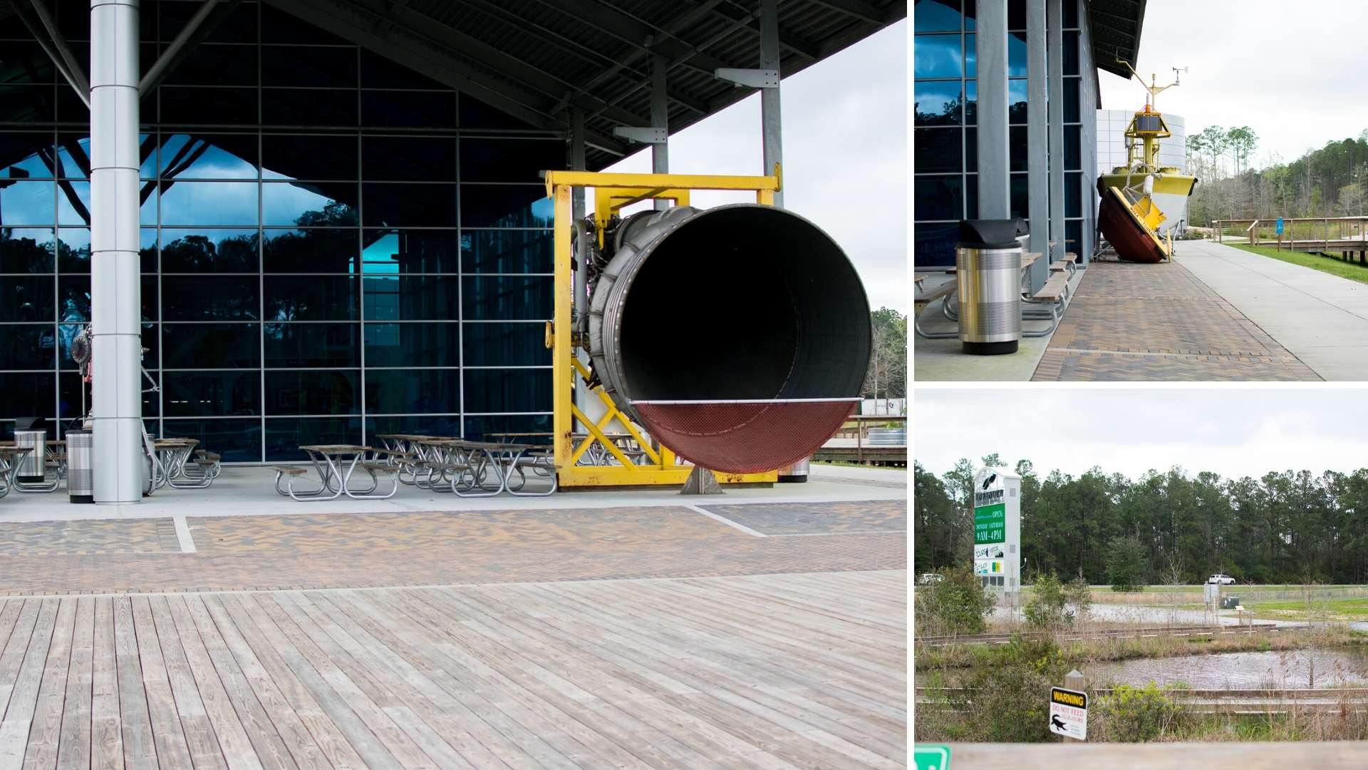 Outdoor Exhibits at the Infinity Science Center 