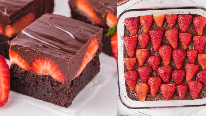 Chocolate Covered Strawberry Brownies facebook