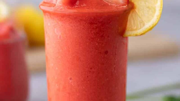 Frozen strawberry lemonade 5