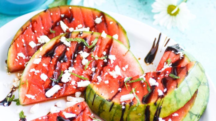 Grilled Watermelon Salad Feta Mint Balsamic Glaze1 scaled