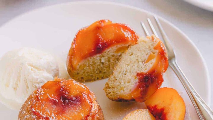 Peach Upside Down Mini Cakes 1