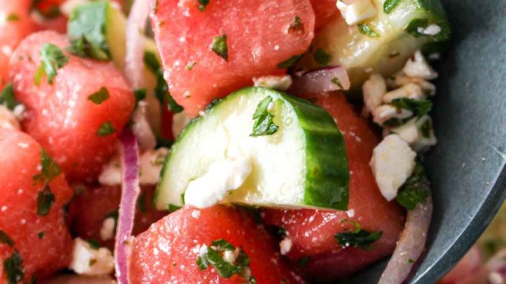 feta watermelon salad 1