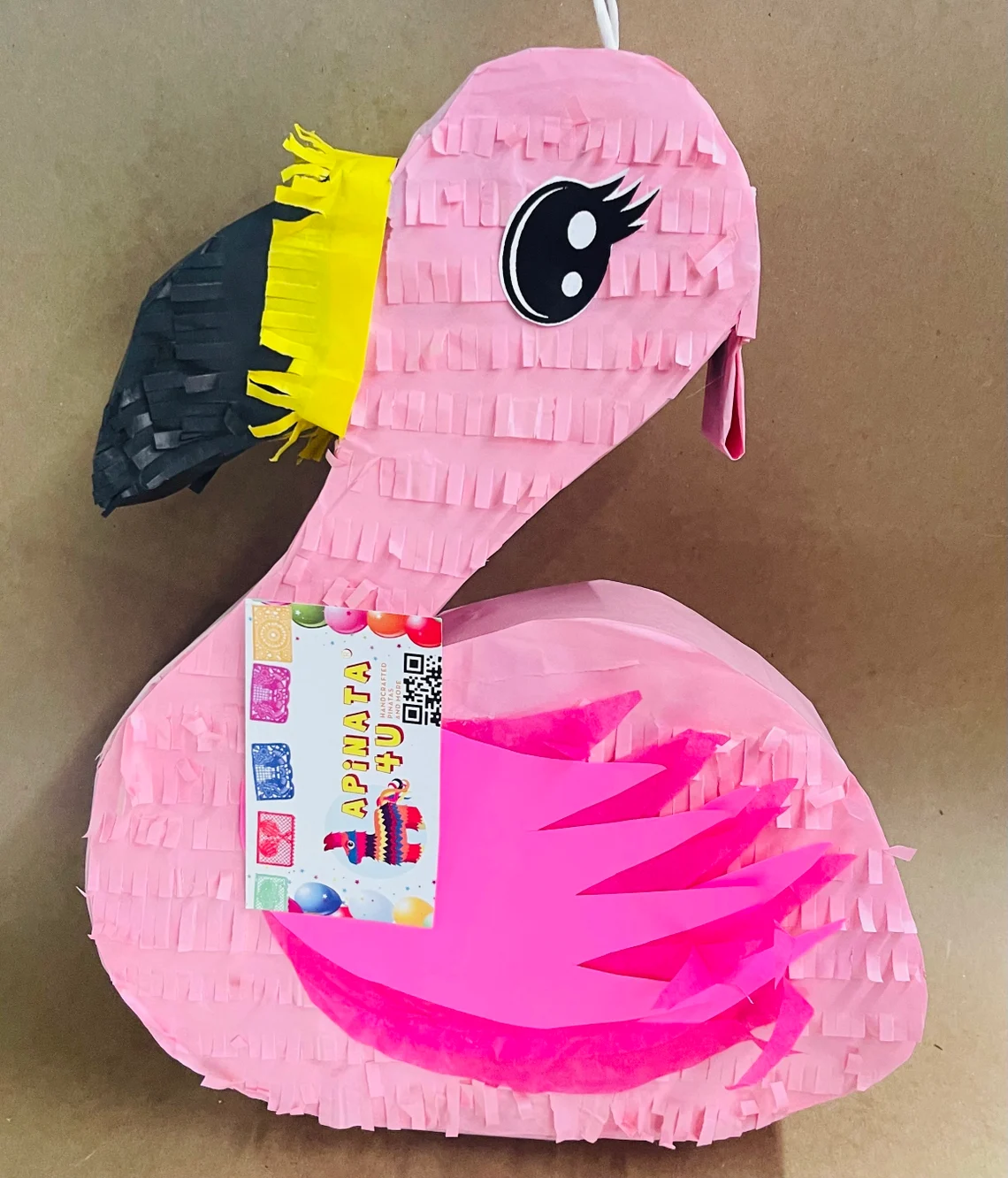 20 Inch Tall Pink Flamingo Pinata