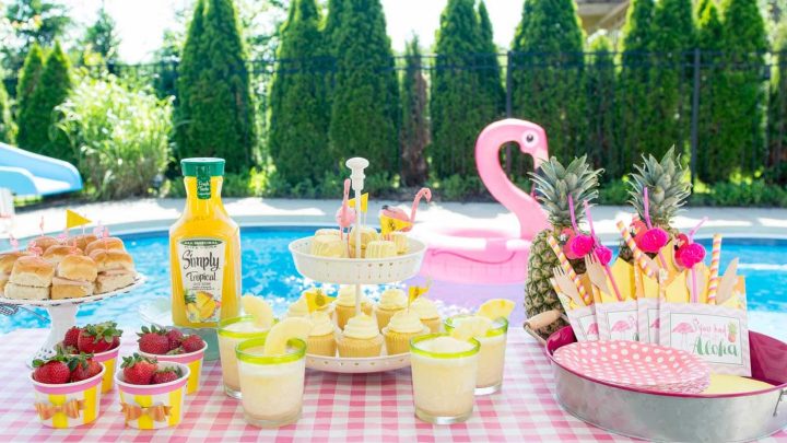 simply tropical pool party