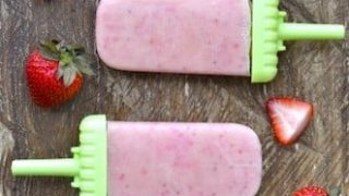 strawberry pudding pops