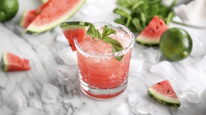 watermelon mint margarita