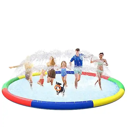 ODOSOLA 13ft Large Splash Pad