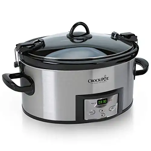 Crock-Pot 6 Quart Cook & Carry Programmable Slow Cooker