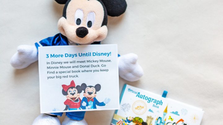 Disney countdown calendar for kids first disney vacatino