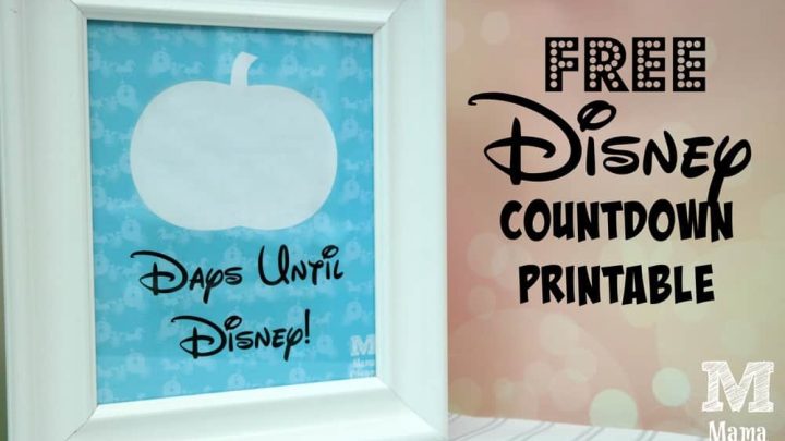 Free Disney Trip Countdown Printable